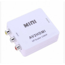 Конвертер RCA (AV) CVBS на HDMI адаптер видео с аудио 1080P (172760)
