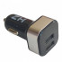 Авто USB зарядка адаптер HC-1 9001 от прикуривателя 12v зарядное Черный с серым (203860)