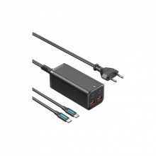 Зарядное устройство Vention 4xUSB 100W (2xUSB-C+2xUSB-A) PD3.0/QC 3.0/GaN Black (FBSBG-EU) (321860)