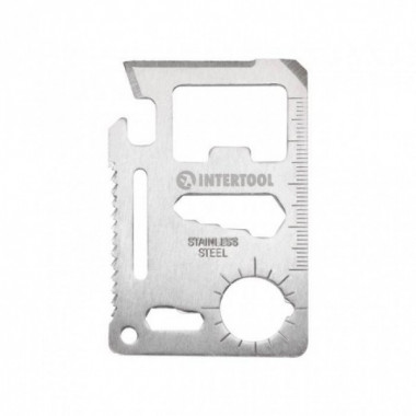 Мультитул карточка 11 в 1 INTERTOOL HT-0589 (175960)