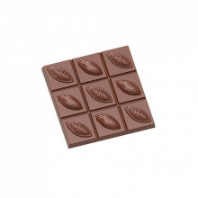 Форма для шоколада Chocolate World серія "Tablets" Какао боби (1642 CW) (293960)