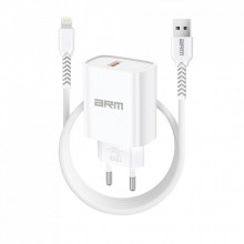Зарядное устройство Armorstandart AR012 Basic USB 24W + cable USB to Lightning White (ARM69894) (322270)