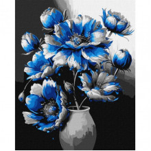 Картина по номерам "Совершенство линий" ©art_selena_ua Идейка KHO3245 40х50 см с красками металлик extra