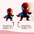 Пазл Ukropchik деревянный Супергерой Спайди size - M в коробке с набором-рамкой (Spider-Man Superhero A4) (200370)