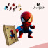 Пазл Ukropchik деревянный Супергерой Спайди size - M в коробке с набором-рамкой (Spider-Man Superhero A4) (200370)