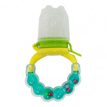 Ниблер для прикорма младенцев MGZ-0005(Turquoise) с погремушкой