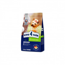 Сухой корм для собак Club 4 Paws Премиум. Для малых пород 2 кг (4820083909535) (199470)