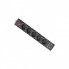 Сетевой фильтр питания Defender DFS 751, 1.8m, 5роз., 2xUSB (99751) (261470)