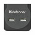 Сетевой фильтр питания Defender DFS 751, 1.8m, 5роз., 2xUSB (99751) (261470)