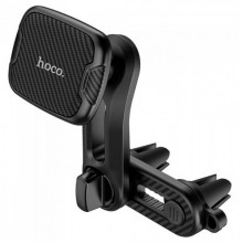 Магнитный держатель на воздуховод Hoco CA68 Sagittarius series double air Outlet Чёрный (175670)
