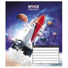 Тетрадь ученическая "Space singularity" 024-3384K-2 в клетку, 24 листов
