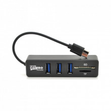 Концентратор Voltronic USB-C 3xUSB 2.0 + SD/TF 0.1m black (YT-HTCP3101/4) (321180)