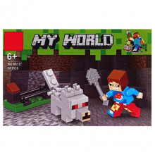 Конструктор детский "Minecraft" 66117-4, 38 деталей