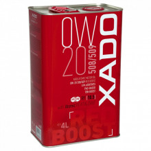 Моторное масло Xado 0W-20 508/509 Red Boost, 4 л (ХА 25294) (297380)