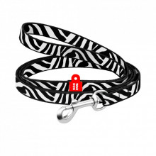 Поводок для кошек WAUDOG Nylon "Зебра" Ш 10 мм Д 122 см (369-0055) (310380)