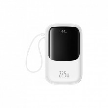 Батарея универсальная Baseus Qpow Pro+ 20000mAh 22,5W, PD/3.0, QC/3.0, FCP, AFC, built-in USB-C cable, white (P10067103213-00) (256580)