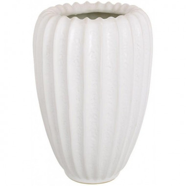 Ваза керамічна "Shell White" Ø16.5х25см, біла (258580)