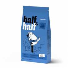 Сухой корм для собак Half&Half для больших пород с говядиной 12 кг (4820261920772) (323580)