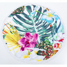 Полотенце MirSon пляжное №5062 Summer Time Tropic 150x150 см (2200003180886) (325580)