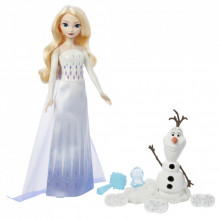 Кукла Disney Frozen Эльза и Олаф Лепим снежки (HYH10) (335580)