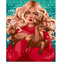 Картина по номерам "Согретое добротой" @POLLYPOP92 10019-AC 40x50 см