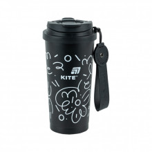 Термокружка Kite 550 мл, чорна (K25-1226-1) (284680)