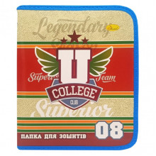 Папка для тетрадей на молнии "Legendary college club" АП-1001-10