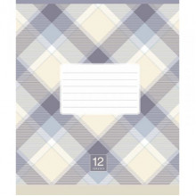 Тетрадь ученическая "Plaid pattern" 024-3345K-1 в клетку, 24 листа