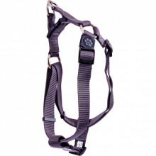 Шлей для собак GimDog Harlem X нейлон 2.5х65-99 см серая (8009632059143) (307980)