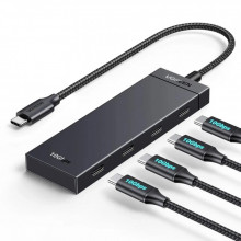 Концентратор Ugreen USB-C to 4xUSB-C 3.2 Gen2 10Gbps CM806 black (35584) (321390) Концентратор Ugreen USB-C to 4xUSB-C 3.2 Gen2 10Gbps CM806 black (35584) (321390)