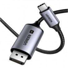 Кабель мультимедийный USB-C to DisplayPort M 1.0m 8K CM556 black Ugreen (25157) (343390) Кабель мультимедийный USB-C to DisplayPort M 1.0m 8K CM556 black Ugreen (25157) (343390)