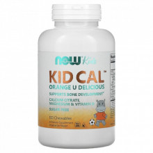 Витаминно-минеральный комплекс Now Foods Кальций, Магний, Витамин D, Kid Cal Chewables, Now Food, 100 (NOW-01233) (306490)