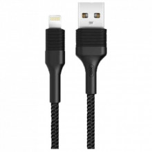 Дата кабель USB 2.0 AM to Micro 5P 1.0m 2.1A black XO (NB51-M-1-BK) (323590)