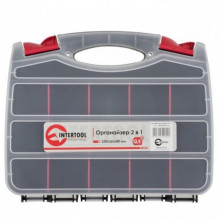Органайзер пластиковый, 12,5", 2 в 1, 320x260x80 мм INTERTOOL BX-4004 (175690)