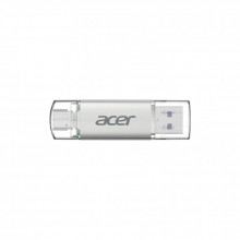 USB флеш накопитель Acer 64GB UT300 USB-A/Type-C 3.2 Silver (BL.9BWWA.589) (346790)
