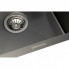Мойка кухонная GRANADO Under top STEEL S201 black (GS08201B) (287890)