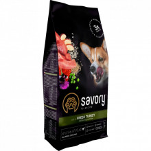 Сухой корм для собак Savory All Breed Sterilised rich in Fresh Turkey 1 кг (4820232631492) (323301)