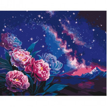 Картина по номерам "Ночные цветы" © Anna Steshenko Brushme BS53563 40х50 см