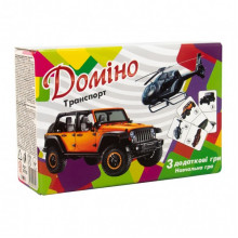 Настольная игра Домино "Транспорт" 30765 (укр.) Настольная игра Домино "Транспорт" 30765 (укр.)