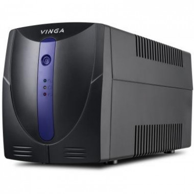 Источник бесперебойного питания Vinga LED 1200VA plastic case (VPE-1200P) (208501)