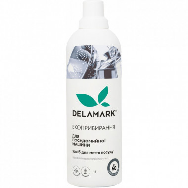 Гель для мытья посуды в посудомойке DeLaMark 1 л (4820152332288) (197701)