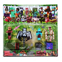 Игровой набор фигурок по игре "Майнкрафт" 48414-1 с аксессуарами