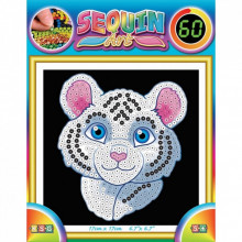 Набор для творчества Sequin Art 60 White Tiger (SA1326) (269701)