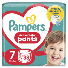 Подгузники Pampers трусики Pants Giant Plus Размер 7 (17+ кг) 38 шт. (8006540069387) (170801) Подгузники Pampers трусики Pants Giant Plus Размер 7 (17+ кг) 38 шт. (8006540069387) (170801)