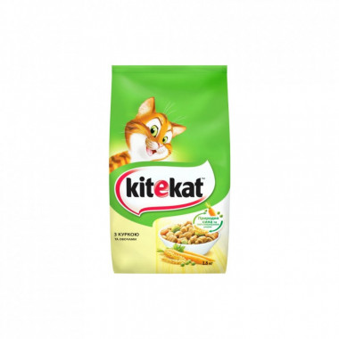 Сухой корм для кошек Kitekat Курица с овощами 1.8 кг (5900951137884) (212901)