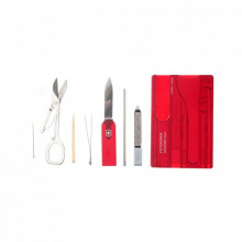 Нож Victorinox SwissCard Transparent Red (0.7100.T) (276221)