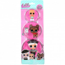 Фигурка L.O.L. Surprise! серии OPP Tot + Pet + Lil Sis - Битник Бэйби, Дарлинг Догги (987888) (200421)