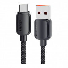 Дата кабель USB 2.0 AM to USB-C 1.0m 100W black Essager (EXC7A-WL01-P) (343421)