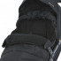 Конверт в коляску ME 1131 Footmuff Plus Black 100 х 53 см, застежки-молнии