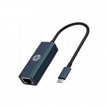 Переходник USB-C to RJ45 Ethernet 1000Mbps HP (HP_DHC-CT208) (344721)